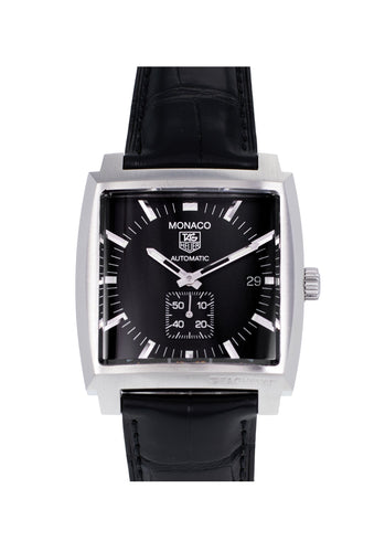 Montre Montre TAG HEUER Monaco Calibre 6 37 x 37 mm Automatique WW2110 58 Facettes 63461-59669