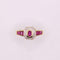 Bague Bague Octogonale Rubis et Diamants 58 Facettes
