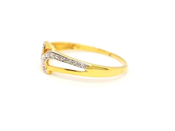 Bague 58 Bague Or jaune Diamant 58 Facettes 870457CD
