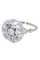 Bague 51 BAGUE DIAMANTS ART-DÉCO 58 Facettes 078071
