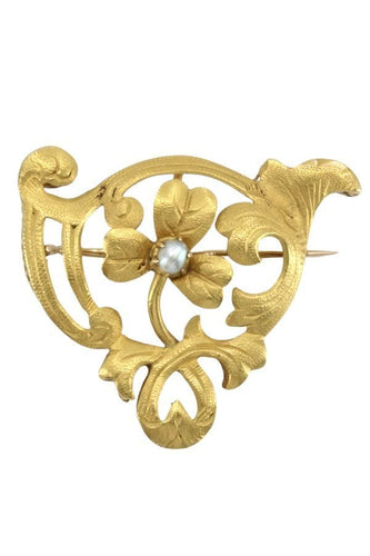 Broche BROCHE ANCIENNE PERLE 58 Facettes 049961