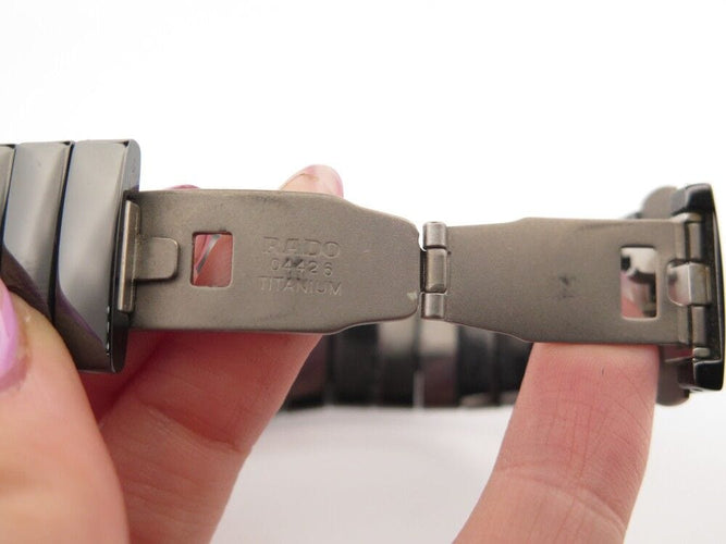 Montre montre RADO sintra jubile 152.0335.3 ceramique noir 30mm quartz 58 Facettes 253024