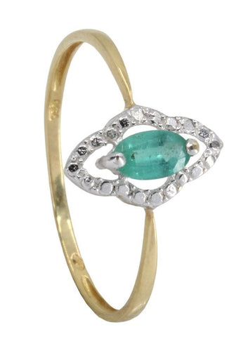 Bague 56 BAGUE MODERNE ÉMERAUDE 58 Facettes 054181