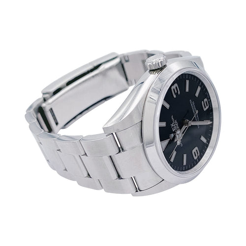 Bracelet Montre Rolex, "Oyster Perpetual Explorer", acier. 58 Facettes 32453