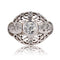 Bague 52 Bague dôme diamants vintage 58 Facettes 21-739