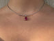Collier COLLIER PENDENTIF OR & RUBIS 58 Facettes BO/220086 NSS