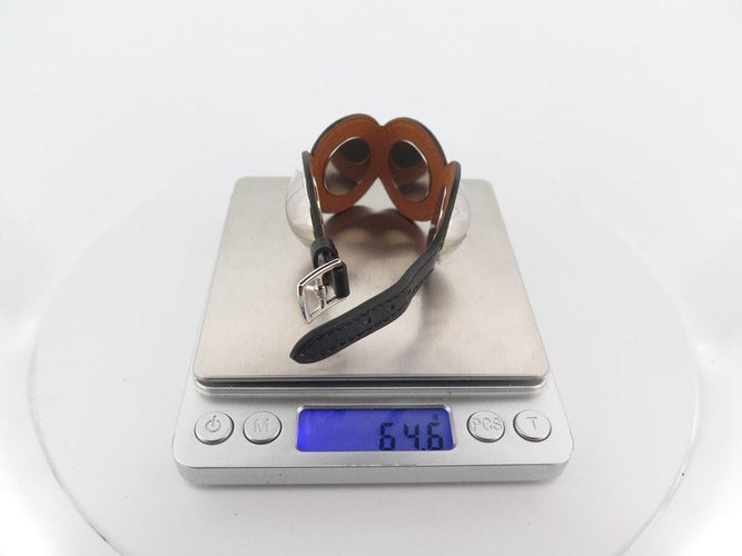 Bracelet bracelet HERMES passage cloute gm en cuir box 58 Facettes 253516