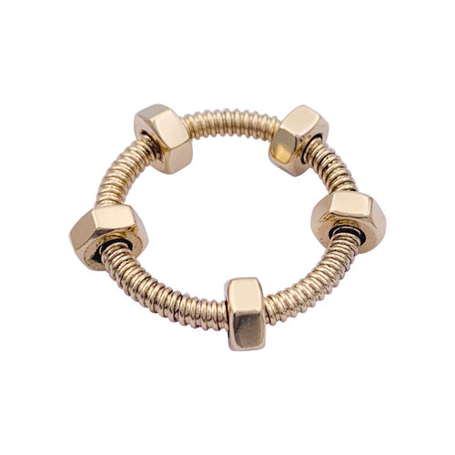 Bague 51 Bague Cartier, "Ecrou de Cartier", or rose. 58 Facettes 33219