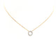 Collier Collier Or rose Diamant 58 Facettes 579195RV