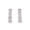 Boucles d'oreilles Boucles d'oreilles demi créoles Or gris Diamant 58 Facettes 1