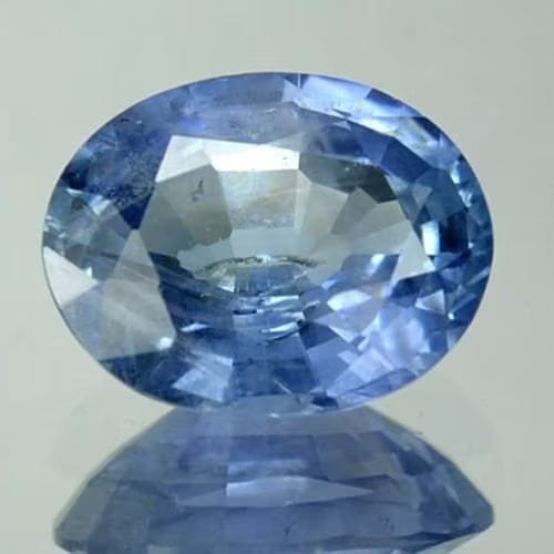 Gemstone Saphir bleu chauffé non traité 1.56cts 58 Facettes 340