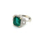 Bague Bague Or Diamants Emeraude 58 Facettes