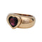 Bague 59 Bague Piaget, "Coeur", or rose, rhodolite. 58 Facettes 31256