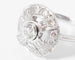Bague Bague marguerite en platine or gris et diamants 58 Facettes