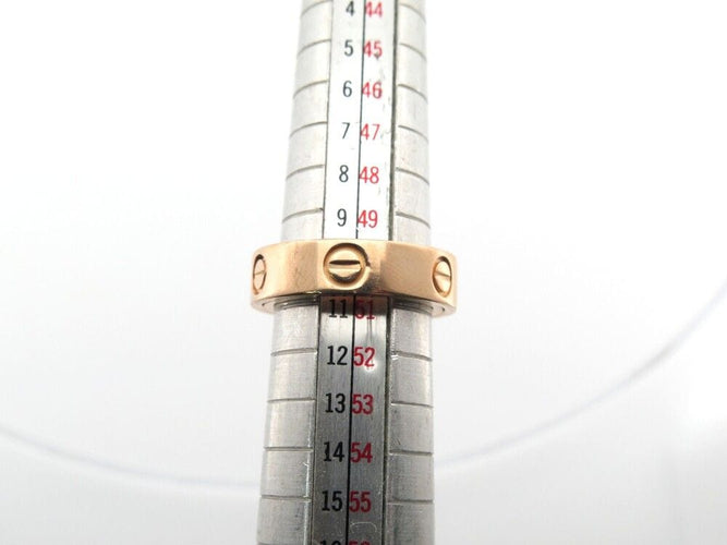 Bague 50 bague CARTIER double love en or rose 18k pendentif 58 Facettes 256980