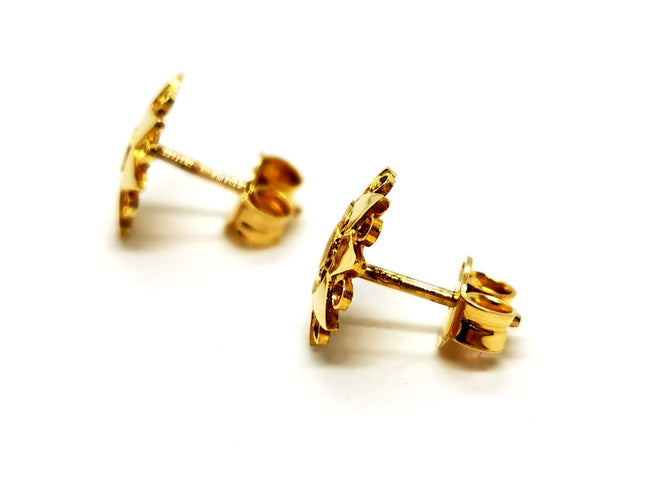 Boucles d'oreilles Boucles d'oreilles Puces Or jaune 58 Facettes 1292362CN