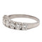 Bague 52.5 Bague Demi alliance or blanc Diamant 58 Facettes 2432013CN