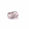 Bague 62 Bague multi rangs en or blanc et diamants 58 Facettes