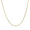 Collier Chaine or jaune maille marine limée 58 Facettes 13-168
