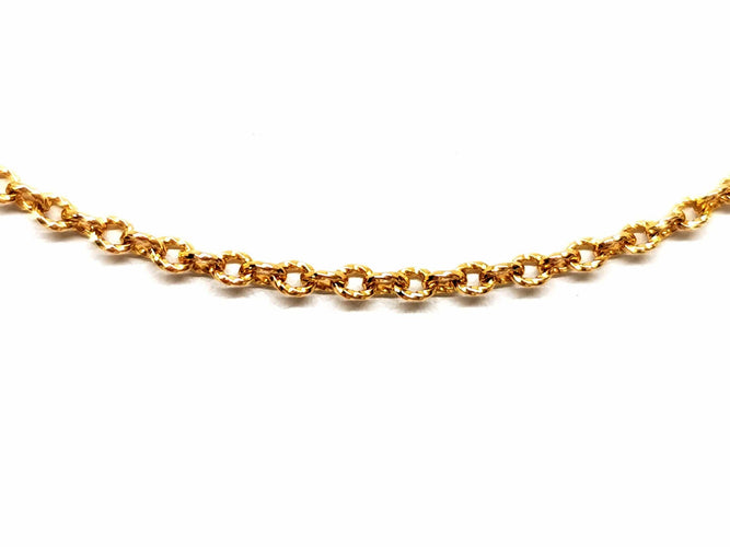 Collier Collier Maille ciselée Or jaune 58 Facettes 1637043CN