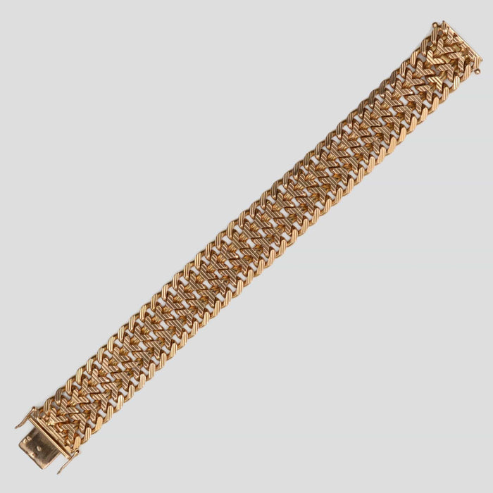 Bracelet Bracelet vintage en or 58 Facettes CVBR29
