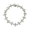 Bracelet Bracelet fleurettes en or blanc et diamants. 58 Facettes 31830