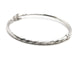 Bracelet Bracelet Jonc Or blanc 58 Facettes 1899524CN
