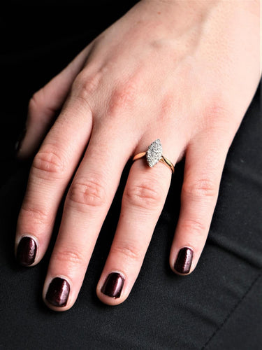 Bague 50 Bague Marquise Or jaune Diamant 58 Facettes 2172921CN