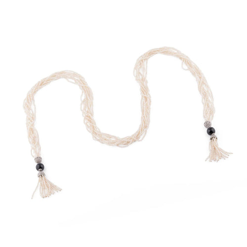 Collier Collier Bayadère en perles fines 58 Facettes 1