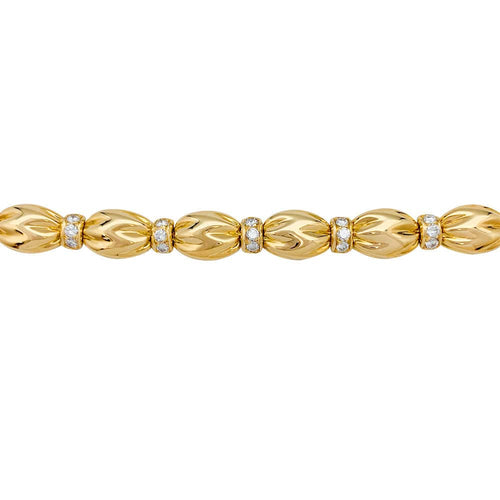 Bracelet Bracelet Van Cleef & Arpels, "Drapé", or jaune, diamants. 58 Facettes 31563