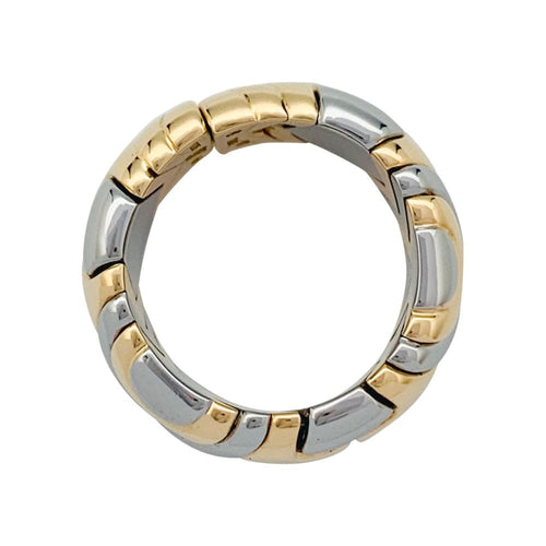 Bague 52 Bague Bulgari, "Alveare", or jaune et acier. 58 Facettes 31645