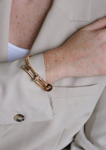 Bracelet Bracelet jonc clé en or rose 58 Facettes