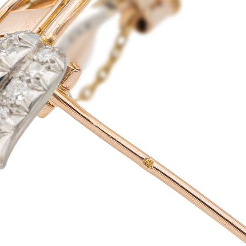 Broche Broche Or rose Diamant 58 Facettes 2569092CN