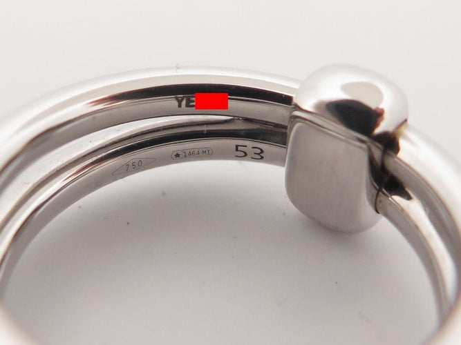 Bague 55 bague POMELLATO together double bague or blanc 18k saphir 58 Facettes 254410