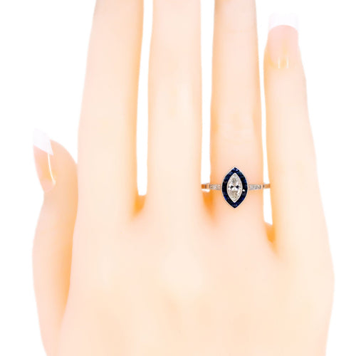 Bague 54.4 Bague Diamant, Saphir 58 Facettes 5506DF0FC7704E3C87F17676989601ED