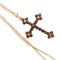 Collier Collier croix grenats 58 Facettes 14894