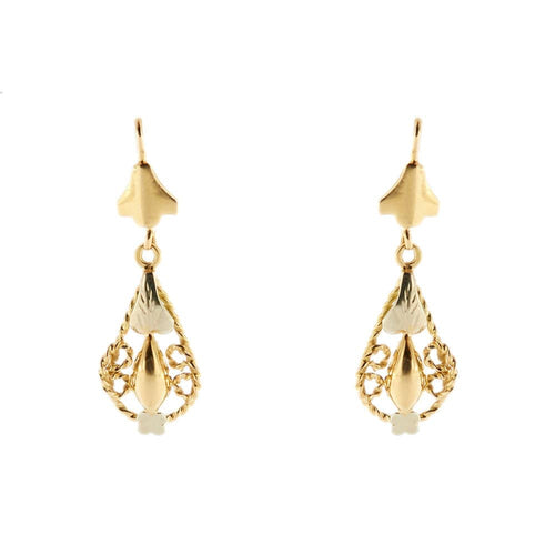 Boucles d'oreilles Boucles d'oreilles Or rose et blanc 58 Facettes 34520