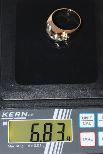 Bague diamant Bague Tank Or Jaune, Diamants 58 Facettes 467