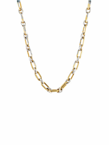 Collier Chaîne Deux Ors 58 Facettes