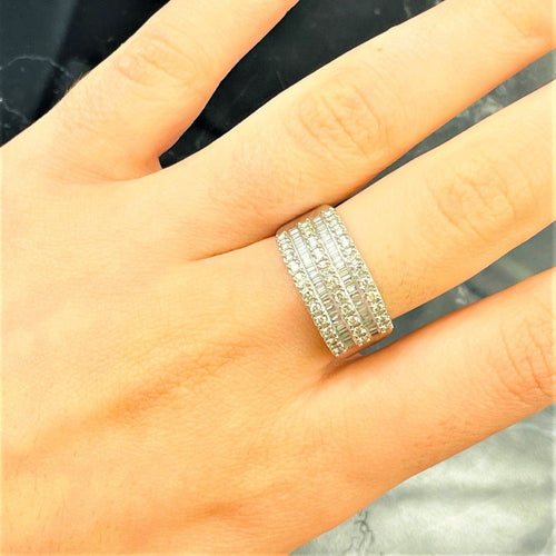 Bague 60 Bague Pavage Diamants Or blanc 58 Facettes 20400000687