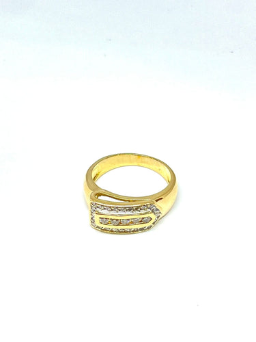 Bague Bague en or jaune diamants 58 Facettes