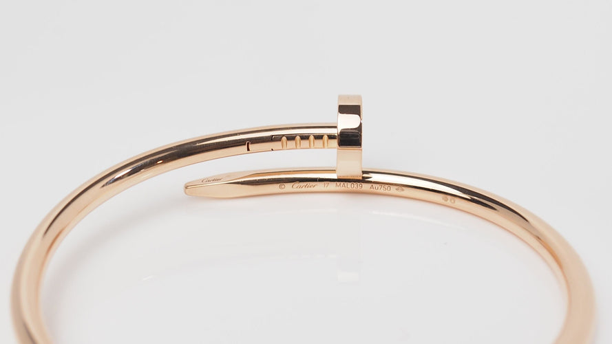 Bracelet 17cm CARTIER - Bracelet Juste un clou Or rose 58 Facettes 32499