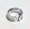 Bague 58 Bague or blanc Cartier "double C" 58 Facettes 1-767/8