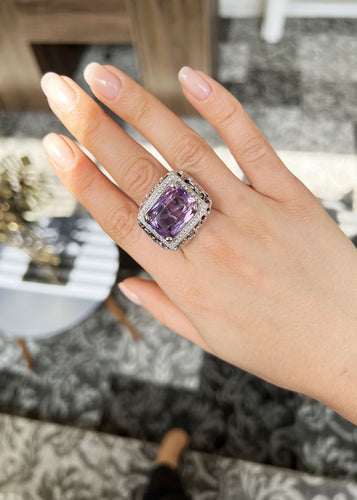 Bague BAGUE AMETHYSTE 58 Facettes
