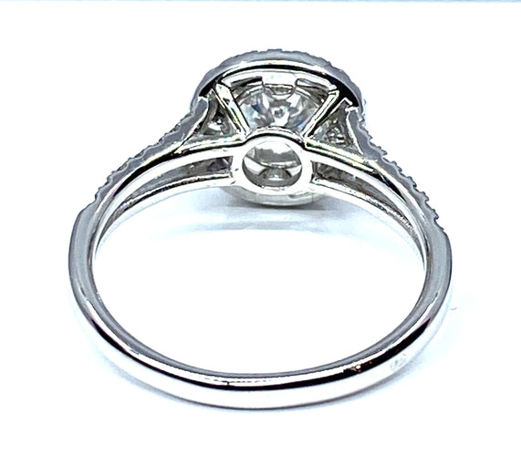 Bague 50 Bague diamant 0,40 carat E VS2 58 Facettes AB262