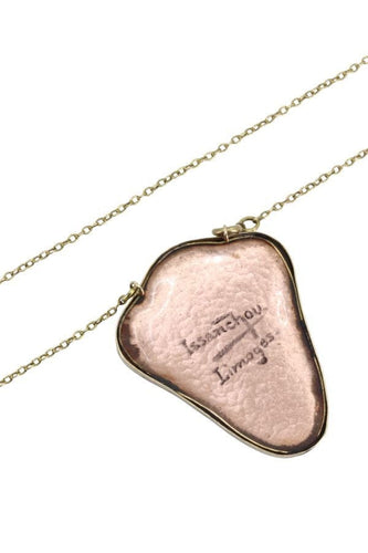 Collier COLLIER ANCIEN ÉMAIL DE LIMOGES 58 Facettes 059471