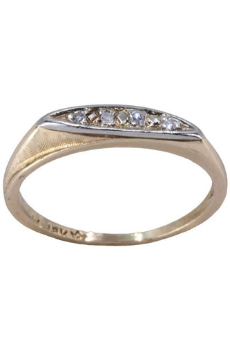 Bague 49 BAGUE JARRETIÈRE DIAMANTS 58 Facettes 077141