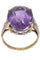 Bague 49 BAGUE ANCIENNE AMÉTHYSTE ET DIAMANTS 58 Facettes 068531