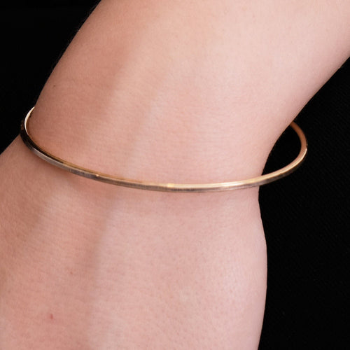 Bracelet Bracelet jonc en Or rose 58 Facettes P12L9