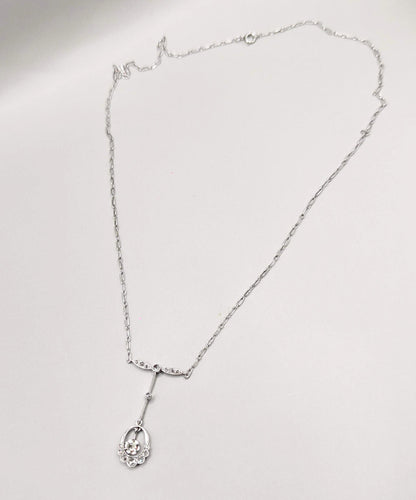 Collier Collier Belle Epoque or, platine et diamants 58 Facettes